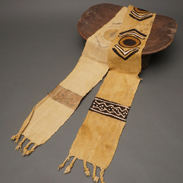 (マリ)　泥染め帯　1列　No.111