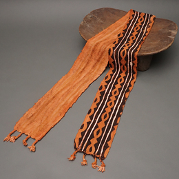 (マリ)　泥染め帯　1列　No.131