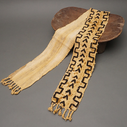 (マリ)　泥染め帯　1列　No.144