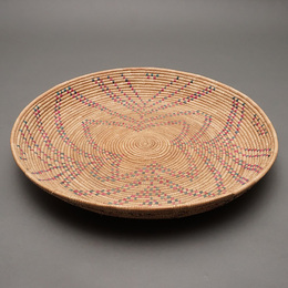 (ブルキナファソ)　トレーバスケット　(L)　No.1