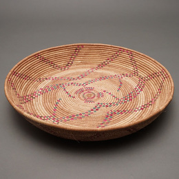 (ブルキナファソ)　トレーバスケット　(L)　No.6