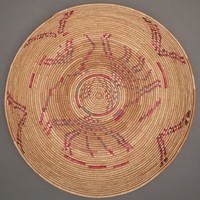 (ブルキナファソ)　トレーバスケット　(L)　No.8