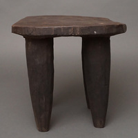 (コートジボワール)　セヌフォ　スツール　(腰掛)　P