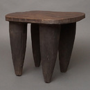 (コートジボワール)　セヌフォ　スツール　(腰掛)　Q