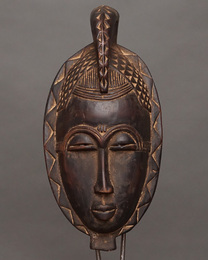 (コートジボワール)　バウレ族　ムブロ　マスク　No.470