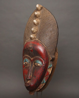 (コートジボワール)　グロ族　グー　マスク　No.473
