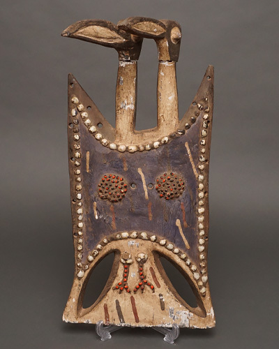 アフリカ ブルキナファソ モシ族 マスク 仮面 No.315 木彫り