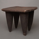 (コートジボワール)　セヌフォ　スツール　(腰掛)　U