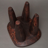 (コートジボワール)　セヌフォ　スツール　(腰掛)　V