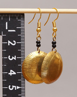 (ケニア)　　真鍮&ビーズ　ピアス　No.700-11