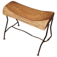 (ブリキナファソ)　アイアン&ウッドベンチ　No.1