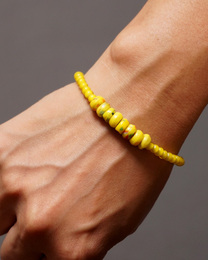 アフリカン　トレードビーズブレスレット　No.10