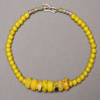 アフリカン　トレードビーズブレスレット　No.10