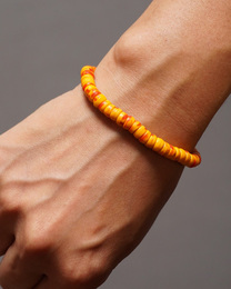 アフリカン　トレードビーズブレスレット　No.17