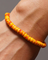 アフリカン　トレードビーズブレスレット　No.17