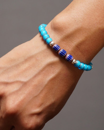 アフリカン　トレードビーズブレスレット　No.19