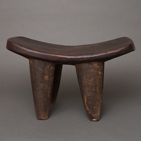 (コートジボワール)　セヌフォ　スツール　(腰掛)　No.1