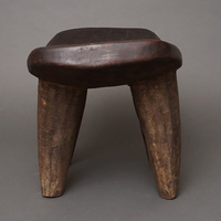 (コートジボワール)　セヌフォ　スツール　(腰掛)　No.1