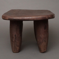 (コートジボワール)　セヌフォ　スツール　(腰掛)　No.6