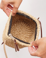 ケニア　サイザルポシェット　(ベージュ)　