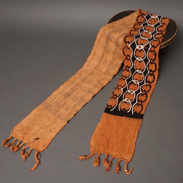 (マリ)　泥染め帯　1列　No.161