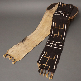 (マリ)　泥染め帯　1列　No.164