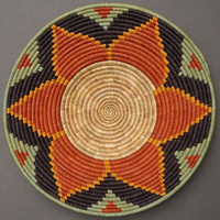 ハイグレード　ウガンダバスケット　Mサイズ　No.7