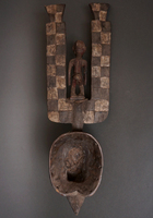 (ブルキナファソ)　モシ族　マスク　No.156