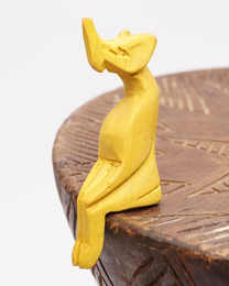 (ケニア)　お座りアニマル　カラー　Sサイズ　(ゾウ)