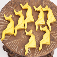 (ケニア)　お座りアニマル　カラー　Sサイズ　(ゾウ)