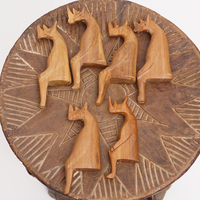 (ケニア)　お座りアニマル　Sサイズ　(サイ)