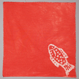 (ブルキナファソ)　コットン　ハンカチ　ランチョンマット