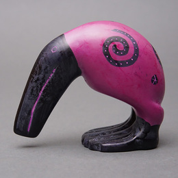 ソープストーン置物　キーウィさん　Mサイズ　No.12