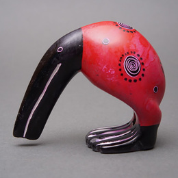 ソープストーン置物　キーウィさん　Mサイズ　No.16