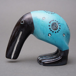 ソープストーン置物　キーウィさん　Mサイズ　No.23