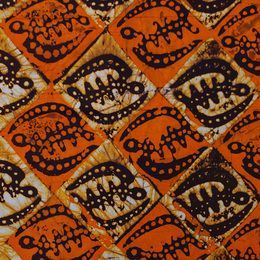 (ガーナ)　総柄　バティック　(118㎝ x 178㎝)　No.2