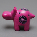 ソープストーン置物　カバさん　Mサイズ　No.2