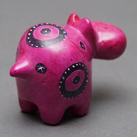 ソープストーン置物　カバさん　Mサイズ　No.5