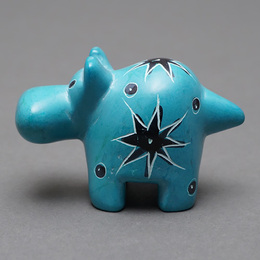 ソープストーン置物　カバさん　Mサイズ　No.7