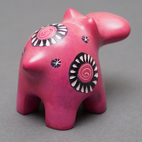 ソープストーン置物　カバさん　Mサイズ　No.10