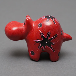 ソープストーン置物　カバさん　Mサイズ　No.11