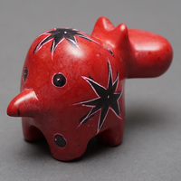 ソープストーン置物　カバさん　Mサイズ　No.11