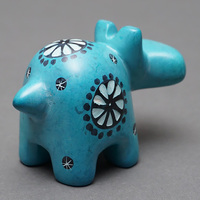 ソープストーン置物　カバさん　Mサイズ　No.12