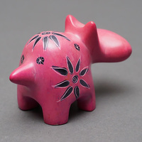 ソープストーン置物　カバさん　Mサイズ　No.15