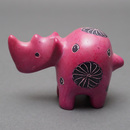 ソープストーン置物　サイさん　Mサイズ　No.11　犀