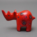 ソープストーン置物　サイさん　Mサイズ　No.15　犀