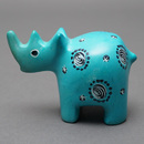 ソープストーン置物　サイさん　Mサイズ　No.17　犀