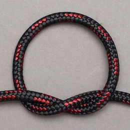 ジェンベ用ロープ　5ミリ径　(ブラックxレディッシュブラウン)