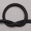 芯なし平ロープ(黒)　5ミリ径