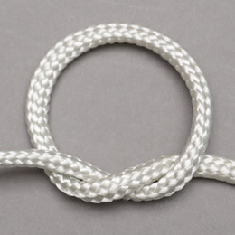芯なし平ロープ(白)　5ミリ径